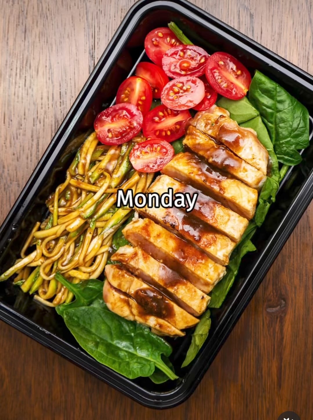 New York de Cerdo Asado - Menú Completo del Día