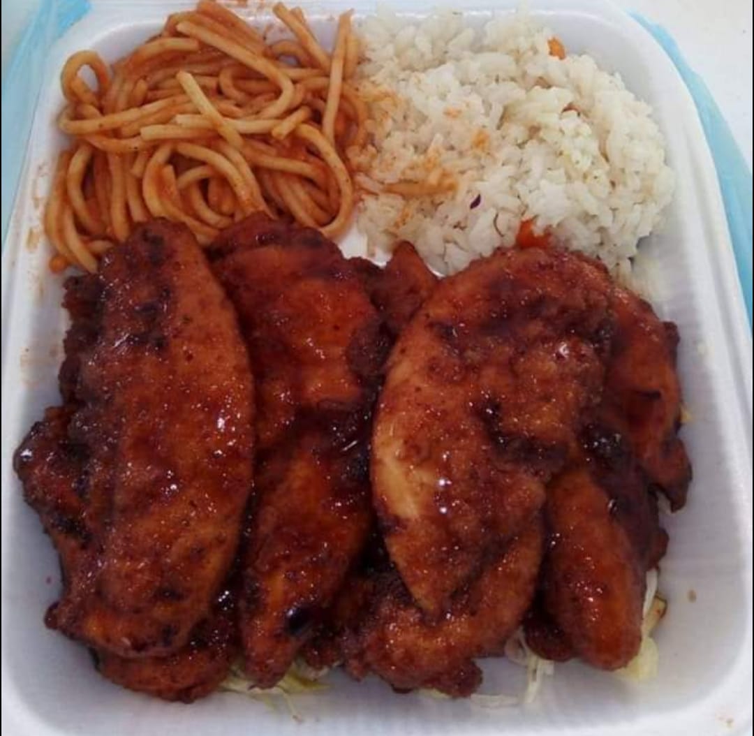 Fajitas Empanizadas en Salsa de Tamarindo – Orden Completa