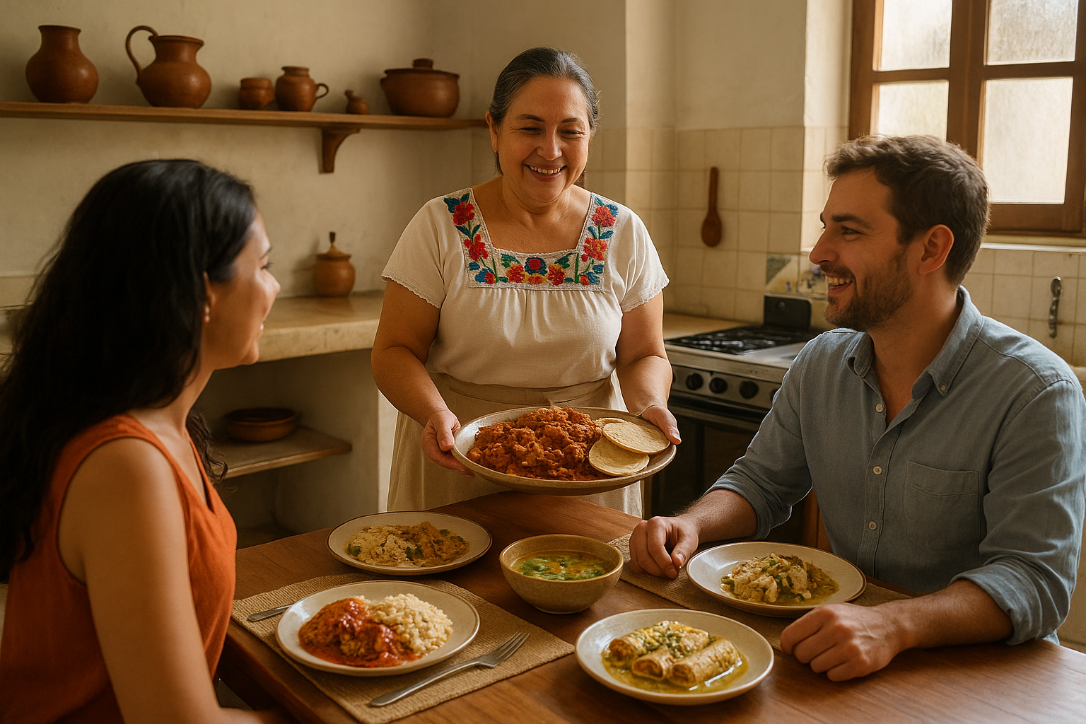 ¿Dónde comer comida casera con anfitrión en Mérida, Yucatán?