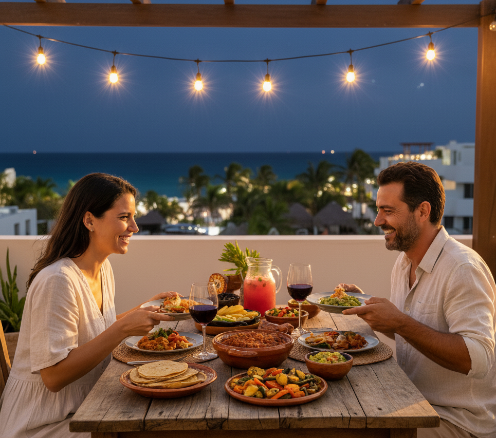¿Dónde disfrutar de cenas caseras en Playa del Carmen?