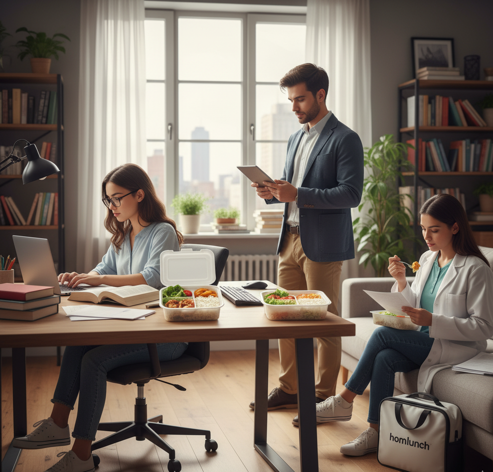 Por qué Homlunch es ideal para estudiantes y profesionistas