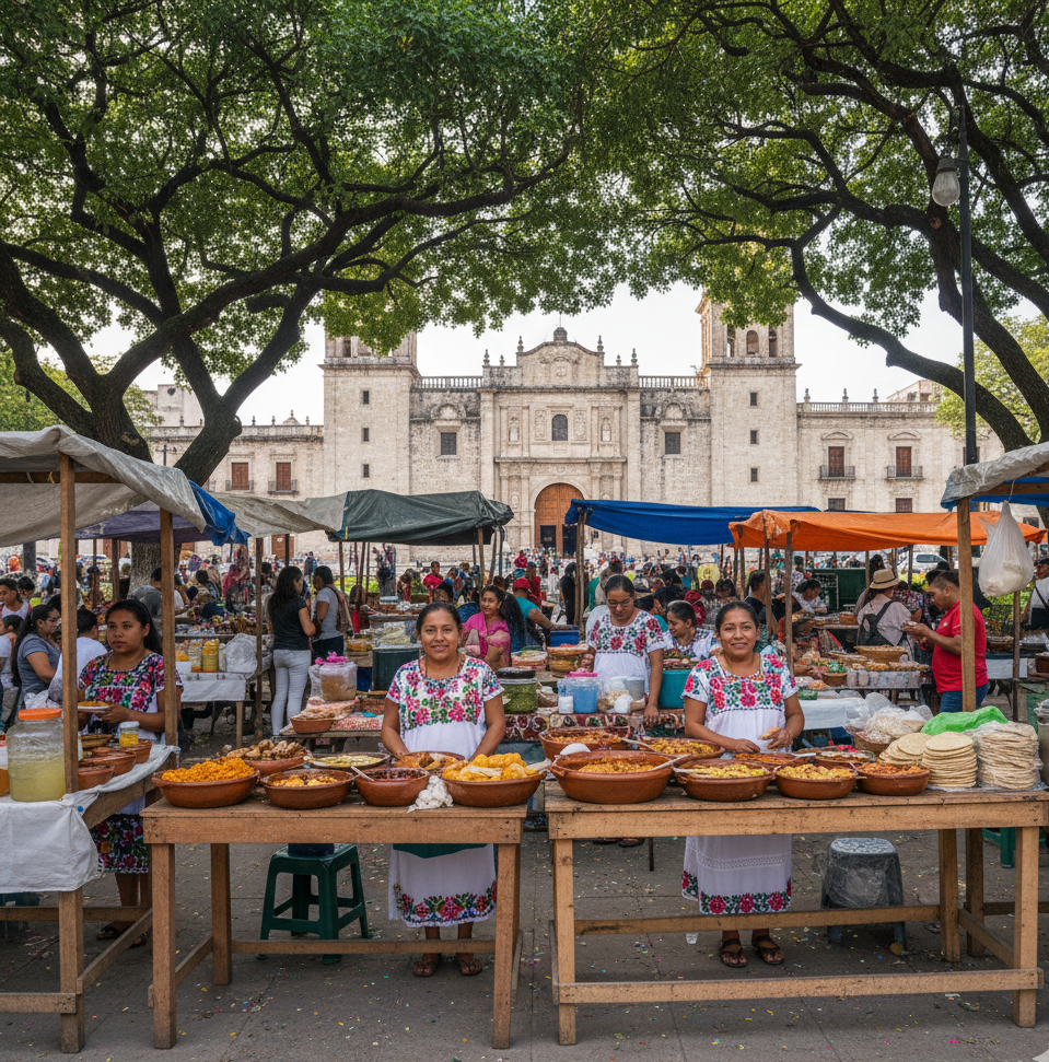 Comida típica de Yucatán para turistas del Mundial 2026