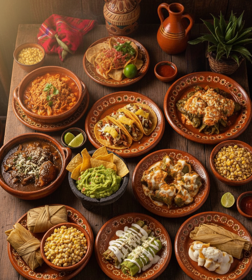 ¿Cuáles son los 10 mejores platillos mexicanos?