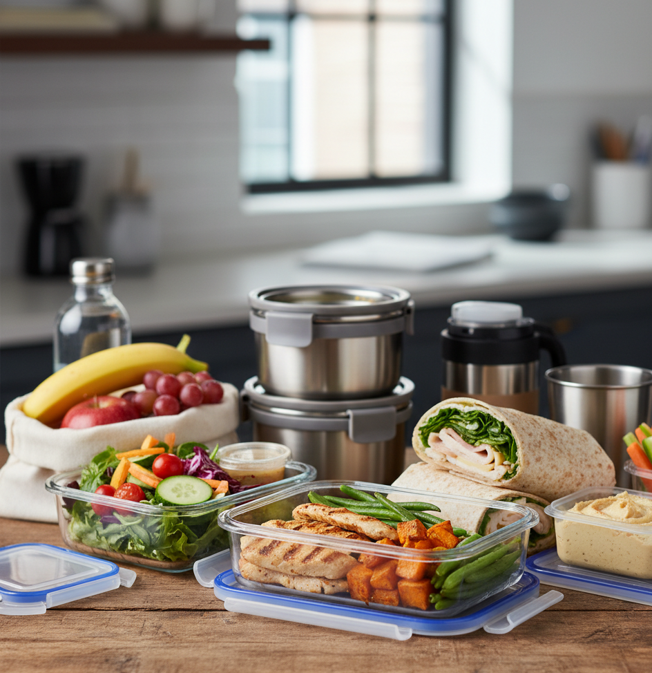 ¿Qué opciones de comida puedo llevar al trabajo?