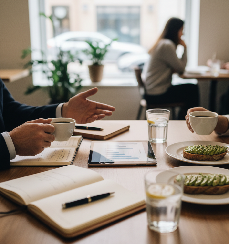 ¿De qué hablar en un almuerzo de negocio?