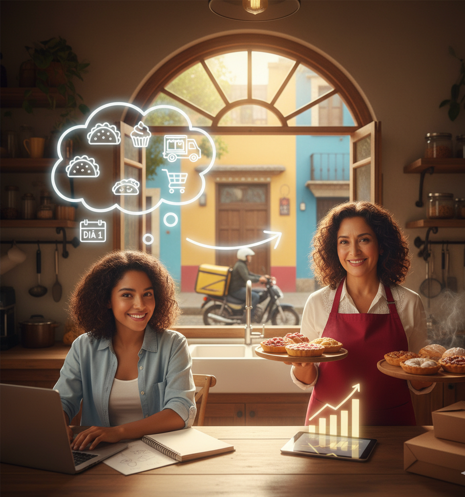Guía definitiva para emprender desde casa en México: de la idea al éxito vendiendo comida